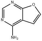 4-氨基呋喃并[2,3-D]嘧啶 结构式