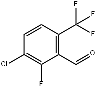 3-氯-2-氟-6-(三氟甲基)苯甲醛 结构式