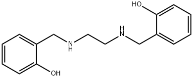 N,N'-双(2-羟基苯)乙烯二胺 结构式