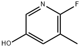 2-氟-3-甲基-5-羟基吡啶, 186593-50-0, 结构式