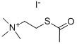 碘代硫代乙酰胆碱, 1866-15-5, 结构式