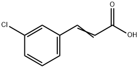 3-Chlorocinnamic acid  Struktur