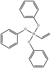 三苯氧基乙烯基硅烷, 18666-65-4, 结构式