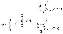 clomethiazole ethane-1,2-disulfonate Structure