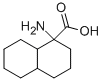 1-AMINO-DECAHYDRO-1-NAPHTHALENECARBOXYLIC ACID 结构式