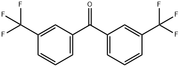 3,3'-ビス(トリフルオロメチル)ベンゾフェノン 化学構造式