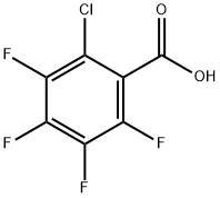 2,3,4,5-四氟-6-氯苯甲酸, 1868-80-0, 结构式
