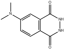 6-(二甲基氨基)-2,3-二氢-1,4-酞嗪二酮 结构式