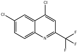 4,6-二氯-2-(三氟甲基)喹啉 结构式