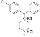 1-[(4-CHLOROPHENYL)PHENYLMETHYL]-PIPERAZINE DIHYDROCHLORIDE Struktur