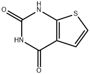 2,4-二羟基噻吩[2,3-D]嘧啶 结构式
