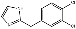 2-(3,4-ジクロロベンジル)-1H-イミダゾール 化学構造式
