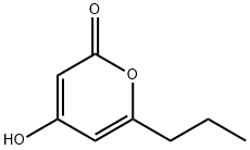 4-羟基-6-丙基吡喃-2-酮 结构式