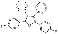 2,5-Bis(p-fluorophenyl)-3,4-diphenylfuran 结构式
