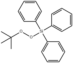 tert-ブチルペルオキシトリフェニルシラン 化学構造式