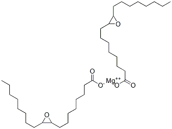 magnesium 9,10-epoxyoctadecanoate  Structure