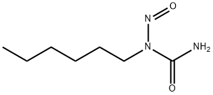 1-Hexyl-1-nitrosourea 结构式