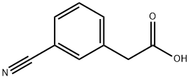 3-氰基-苯乙酸, 1878-71-3, 结构式