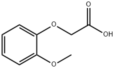 2-甲氧基苯氧乙酸 结构式