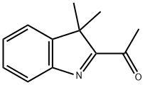 2-Acetyl-3,3-dimethyl-3H-indole 结构式