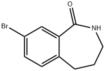 8-溴-2,3,4,5-四氢-1H-2-苯并氮杂卓-1-酮, 187833-72-3, 结构式