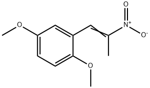 1,4-二甲氧基-2-(2-硝基丙烯-1-基)苯 结构式