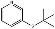 3-(tert-Butylthio)pyridine 结构式