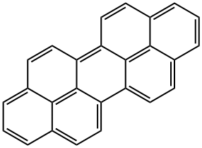 ジベンゾ[cd,lm]ペリレン 化学構造式