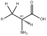 L-Alanine-d4 Struktur