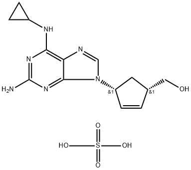 硫酸阿巴卡韦, 188062-50-2, 结构式