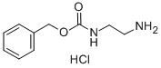 N-カルボベンゾキシ-1,2-ジアミノエタン塩酸塩 化学構造式