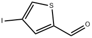 4-碘噻吩-2-甲醛 结构式