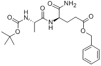丁氧羰基-丙氨酸-D-谷氨酸-氨 结构式