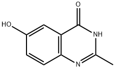 6-羟基-2-甲基喹唑啉-4(3H)-酮 结构式