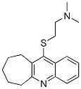 11-[[2-(Dimethylamino)ethyl]thio]-7,8,9,10-tetrahydro-6H-cyclohepta[b]quinoline 结构式