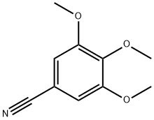 3,4,5-トリメトキシベンゾニトリル 化学構造式