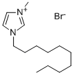 1-癸基-3-甲基咪唑溴盐 结构式