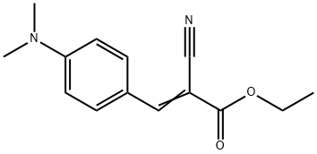 2-氰基-3-[4-(二甲氨基)苯基]丙烯酸乙酯 结构式