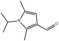1-异丙基-2,5-二甲基-1H-吡咯-3-甲醛 结构式