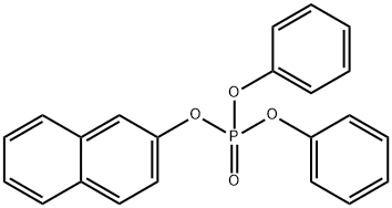 磷酸-2-萘基二苯基酯, 18872-49-6, 结构式