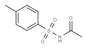 N-乙酰基对甲苯磺酰胺, 1888-33-1, 结构式