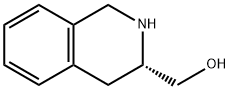 (S)-1,2,3,4-四氢异喹啉-3-基-甲醇, 18881-17-9, 结构式