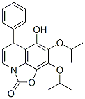 2H,6H-Oxazolo[5,4,3-ij]quinolin-2-one,  7-hydroxy-8,9-bis(1-methylethoxy)-6-phenyl- Structure