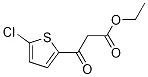 Ethyl 3-(5-chlorothiophen-2-yl)-3-oxopropanoate Struktur