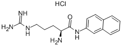 L-精氨酸BETA-萘酰胺盐酸盐 结构式