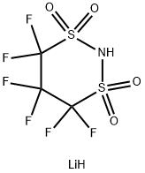 1,1,2,2,3,3-六氟丙烷-1,3-二磺酸亚胺锂, 189217-62-7, 结构式