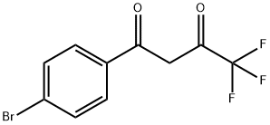 1-(4-溴苯基)-4,4,4-三氟-丁烷-1,3-二酮, 18931-61-8, 结构式