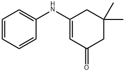 5,5-二甲基-3-(苯基氨基)环己-2-烯-1-酮 结构式