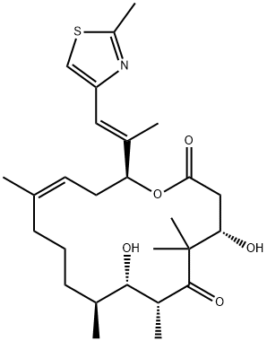 埃博霉素, 189453-10-9, 结构式