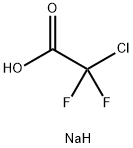 二氟氯乙酸钠, 1895-39-2, 结构式